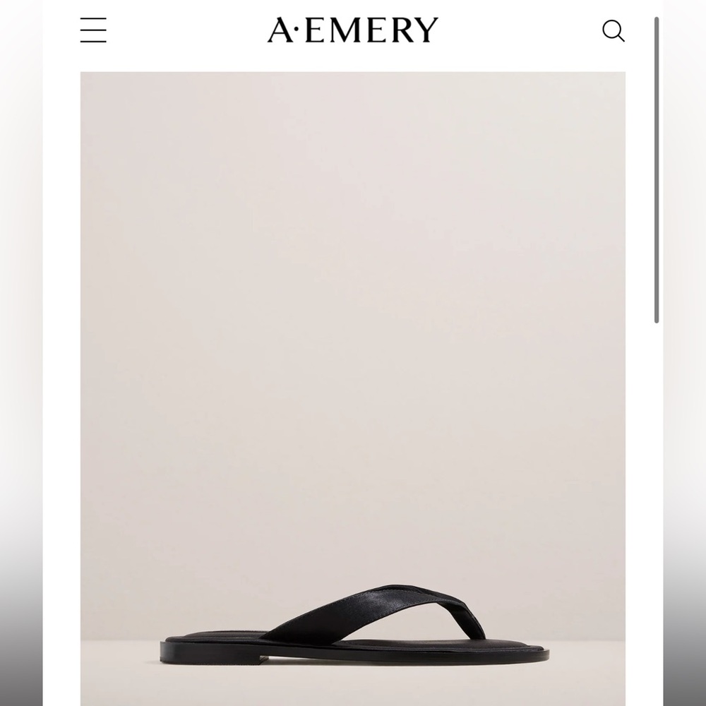 A emery Morgan satin sandal